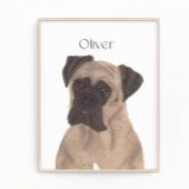 Persoonlijke Fawn Mask Boxer Foto Afdruk