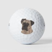 Persoonlijke Fawn Mask Boxer Golfballen (Voorkant)
