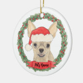 Persoonlijke Fawn Tan Cream Chihuahua Keramisch Ornament (Links)