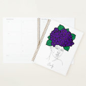 Persoonlijke februari geboortebloem kroon kunst planner (Display)