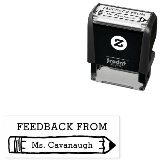 Persoonlijke feedbackscore van leraar  zelfinktende stempel (In situ)
