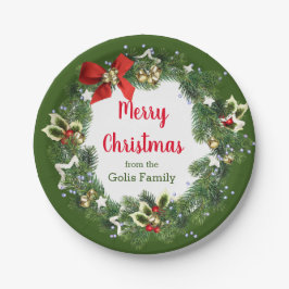 Persoonlijke feestdag feestdag feestdag papieren bordje