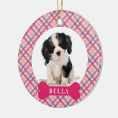 Persoonlijke feestdag foto foto van Pet C Keramisch Ornament (Links)