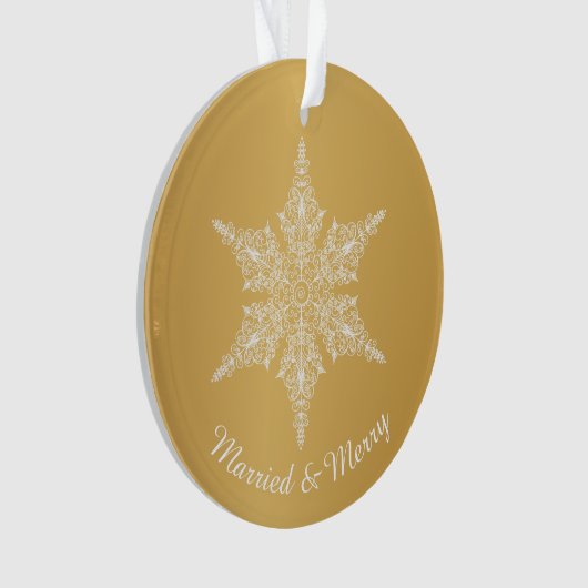 Persoonlijke feestdag Foto Snowflake Ornament (voorkant)