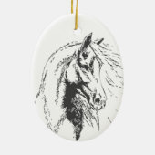 Persoonlijke feestdag keramisch ornament (Achterkant)