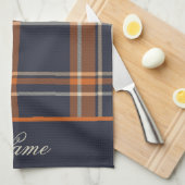 Persoonlijke feestdag met Kerstmis en winter Theedoek (Quarter Fold)