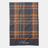 Persoonlijke feestdag met Kerstmis en winter Theedoek (Verticaal)