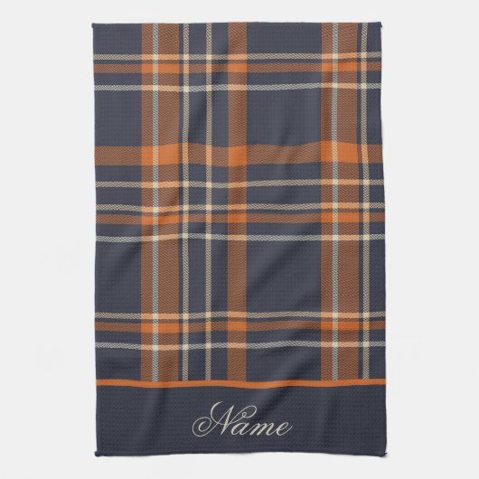 Persoonlijke feestdag met Kerstmis en winter Theedoek (Verticaal)