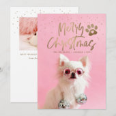 Persoonlijke feestdag voor volledige foto's feestdagenkaart (Voorkant / Achterkant)