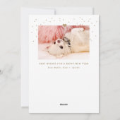 Persoonlijke feestdag voor volledige foto's feestdagenkaart (Achterkant)