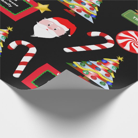 Persoonlijke feestdagen cadeaupapier (Hoek)