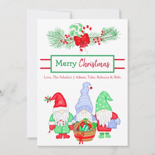 Persoonlijke feestdagen voor feestelijke feestdage kaart (Voorkant)