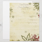 persoonlijke feestelijke briefhoofd ontwerp (Voorkant / Achterkant)