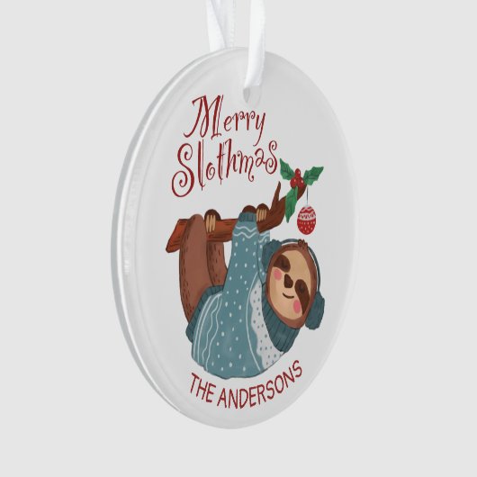 Persoonlijke feestelijke feestelijke feestdag ornament (voorkant)