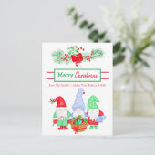 Persoonlijke feestelijke feestelijke feestelijke k briefkaart (Staand voorkant)