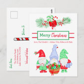 Persoonlijke feestelijke feestelijke feestelijke k briefkaart (Voorkant / Achterkant)