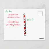 Persoonlijke feestelijke feestelijke feestelijke k briefkaart (Achterkant)