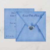 Persoonlijke feestelijke uitnodiging (Voorkant / Achterkant)