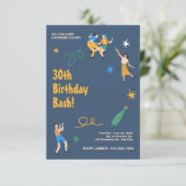 Persoonlijke feestelijke verjaardag (Staand voorkant)