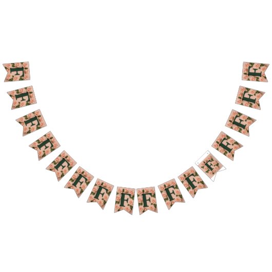 Persoonlijke feestslingerset met touw* vlaggetjes (Alle)