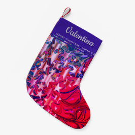 Persoonlijke feeststerren kleine kerstsok