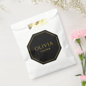 Persoonlijke feesttas met naam en rol bedankzakje (Gezegeld)