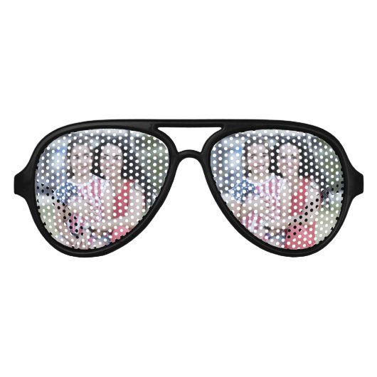 Persoonlijke feesttinten. Maak je eigen! Aviator Zonnebril (Voorkant)