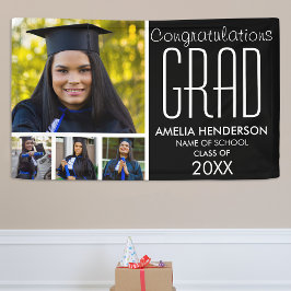 Persoonlijke felicitatiefoto afstudeerbanner spandoek