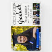 Persoonlijke Felicitatiefoto Afstuderen Verbod Spandoek (Verticaal)