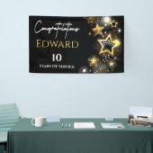 Persoonlijke Felicitaties Aangepaste Gouden Ster Spandoek (Beurs)