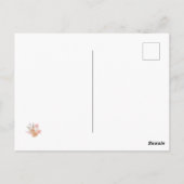 Persoonlijke Felicitaties Bloemstuk Makelaar Briefkaart (Achterkant)