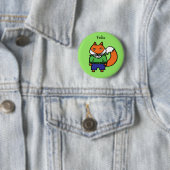Persoonlijke Felix de Vos Ronde Button 5,7 Cm (In situ)