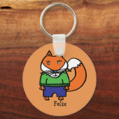 Persoonlijke Felix de Vos Sleutelhanger (Voorkant)