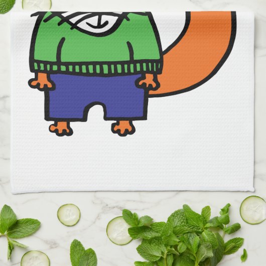 Persoonlijke Felix de Vos Theedoek (Gevouwen)