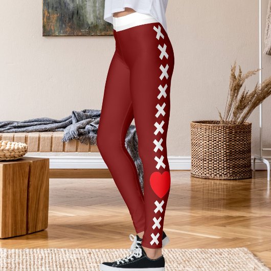 Persoonlijke fijne Valentijnsdag huisdierliefhebbe Leggings