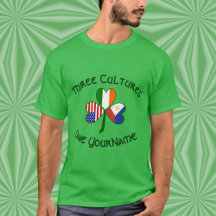Persoonlijke Filipijnen Ierland USA Shamrock Heren