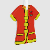 Persoonlijke Fireman Firefighter Xmas Ornament (voorkant)