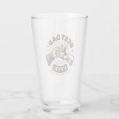 Persoonlijke Fist Pump Beste Papa Ooit Glas (Achterkant)