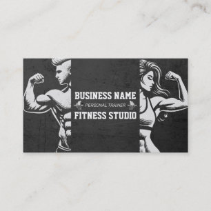 Persoonlijke Fitness Trainer Bodybuilding Gym Barb Visitekaartje