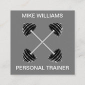 Persoonlijke fitness Trainer Coach Appointkaarten Vierkante Visitekaartje (Voorkant)