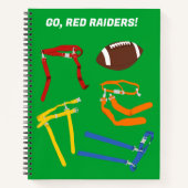 Persoonlijke Flag Football Coach Speler Notitieboek (Voorkant)