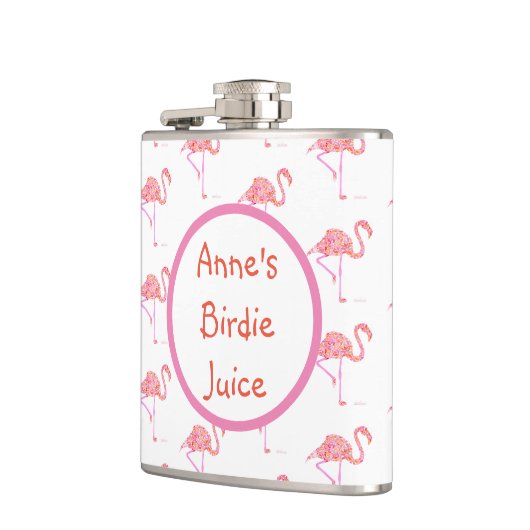 Persoonlijke Flamingo Golf Flask Heupfles (Links)