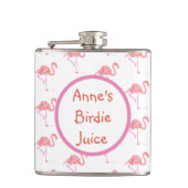 Persoonlijke Flamingo Golf Flask Heupfles (Voorkant)
