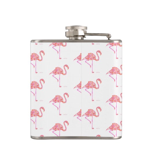 Persoonlijke Flamingo Golf Flask Heupfles (Achterkant)