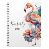 Persoonlijke Flamingo Notitieboek (Voorkant)