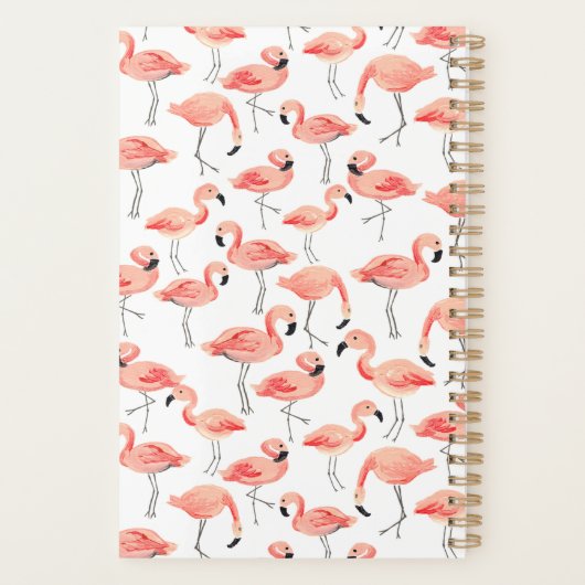 Persoonlijke Flamingo Party Planner (Achterkant)