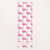Persoonlijke Flamingo Patroon Yoga Mat (Voorkant)