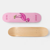 Persoonlijke Flamingo Persoonlijk Skateboard (Horizontaal)