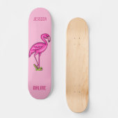 Persoonlijke Flamingo Persoonlijk Skateboard (Voorkant)
