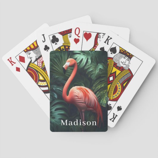 Persoonlijke Flamingo Pokerkaarten (Achterkant)